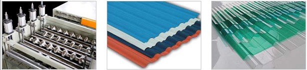 PC、PP、PVC波浪板生產線