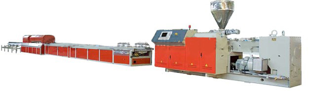 PE、PP多孔梅花管擠出生產(chǎn)線