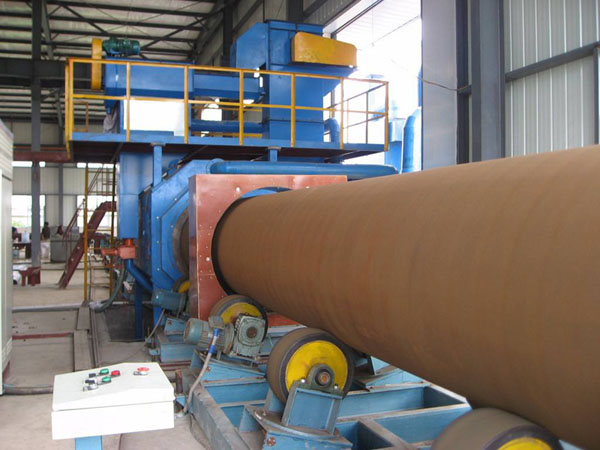 鋼管內(nèi)外壁拋丸機-鋼管除